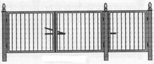ворота, гаражные ворота, секционные ворота